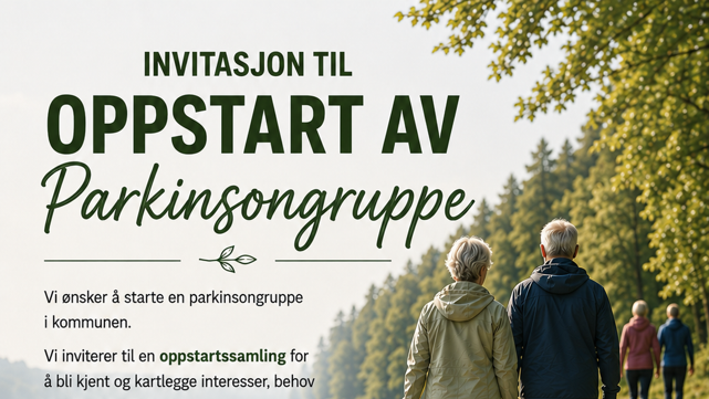 Lenke til artikkel: Vi ønsker å starte opp en ny Parkinsongruppe
