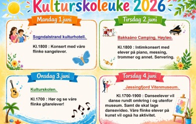 Lenke til artikkel: Kulturskoleuken 2026