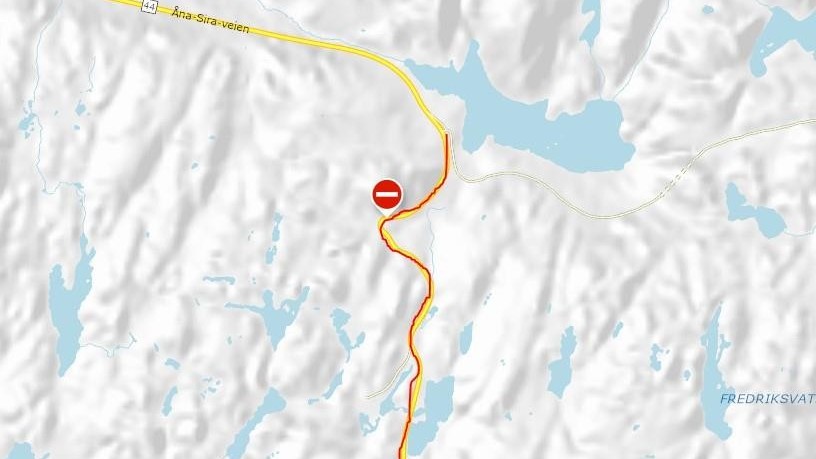 Lenke til artikkel: Stenging av vei, Prestbru-Bjånesbakken
