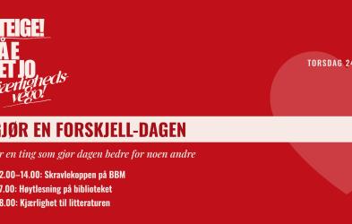 Lenke til artikkel: Kjærlighedsvego - Gjør en forskjell-dagen 
