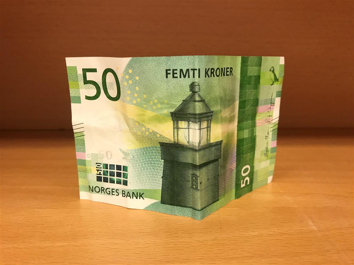 Bilde av en 50-lapp - Klikk for stort bilde