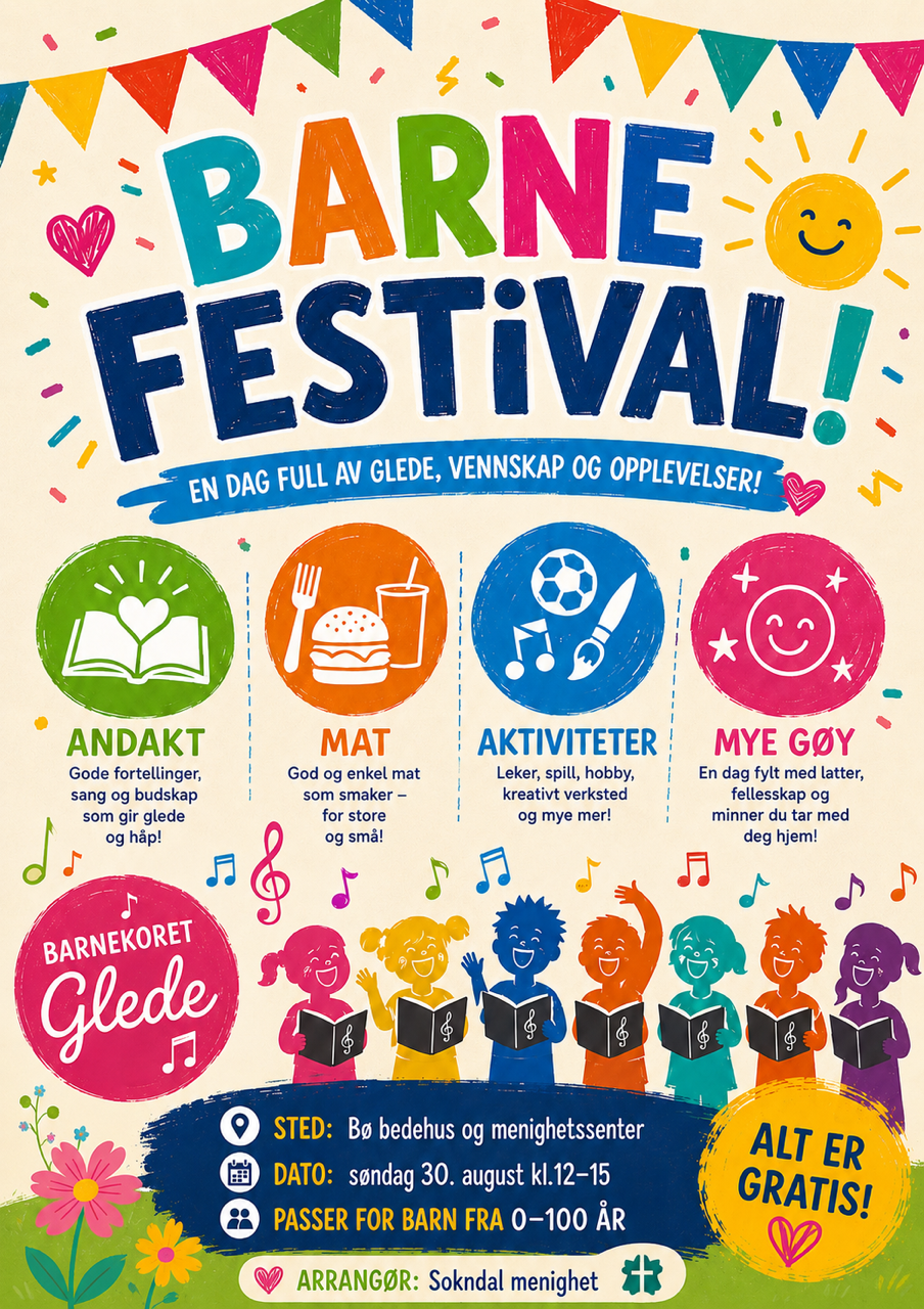 Plakat barnefestival